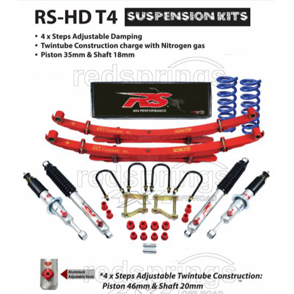 REDSPRINGS-HDT4 Suspension Kit - Hashmi Automart