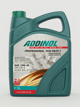 Load image into Gallery viewer, ADDINOL Professional 1040 E8/E11 (SAE 10W-40) 5L