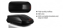 Load image into Gallery viewer, PREMIUM 360L CAR ROOF BOX | HIGH QUALITY WATERPROOF LUGGAGE CARRIER