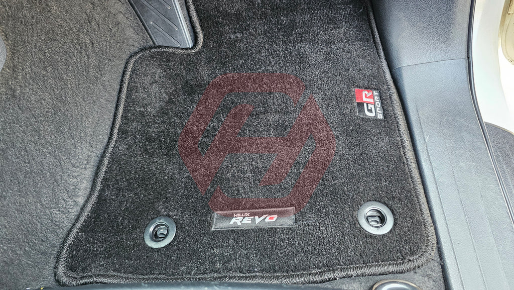 HILUX REVO GR SPORT GENUINE FIT CARPET MATS