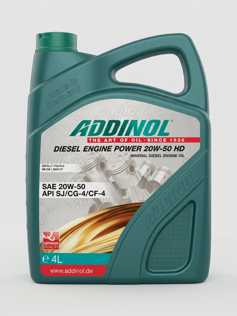 ADDINOL Diesel Engine Power 20W-50 HD 4L