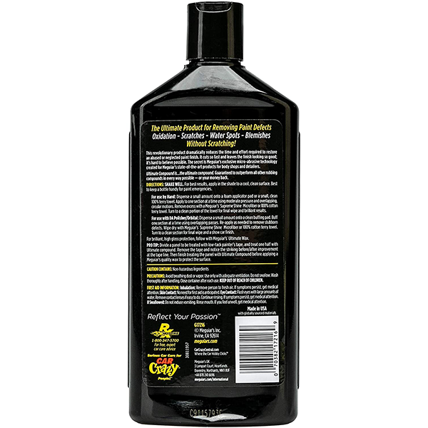 MEGUIAR'S ULTIMATE COMPOUND - Hashmi Automart