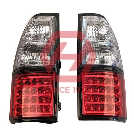 TOYOTA PRADO FJ-90 RED/CRYSTAL LED TAIL LIGHTS