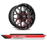 HARDROCK RIMS H705 GUNNER SIZE 