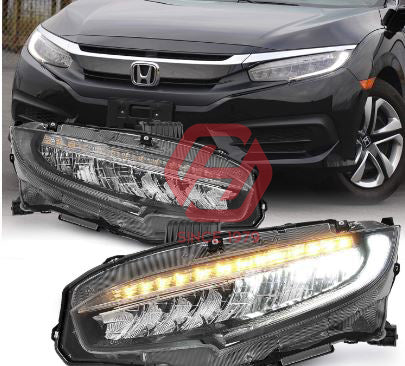 HONDA CIVIC 2016 -2022 LED HEADLIGHT PAIR