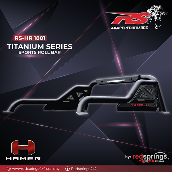 HAMER TITANIUM SERIES ROLL BAR - Hashmi Automart