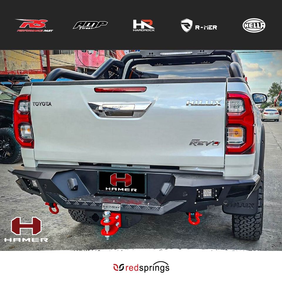 TOYOTA HILUX REVO VIGO ROCCO HAMER REAR BUMPER NOVA THAILAND