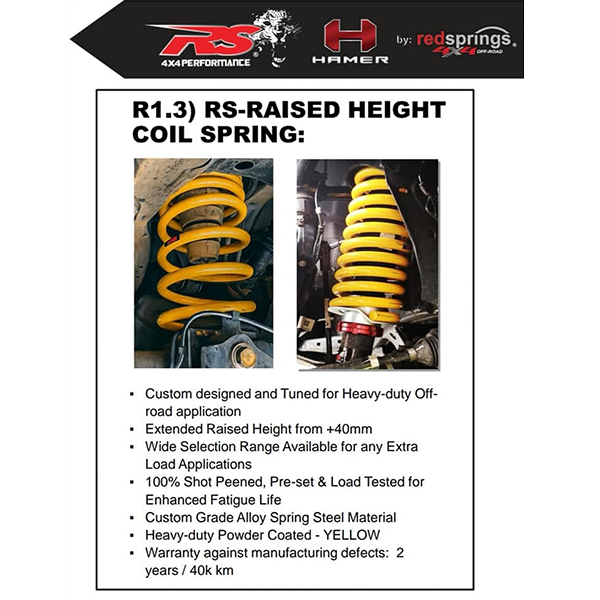 REDSPRINGS-COIL SPRINGS - Hashmi Automart