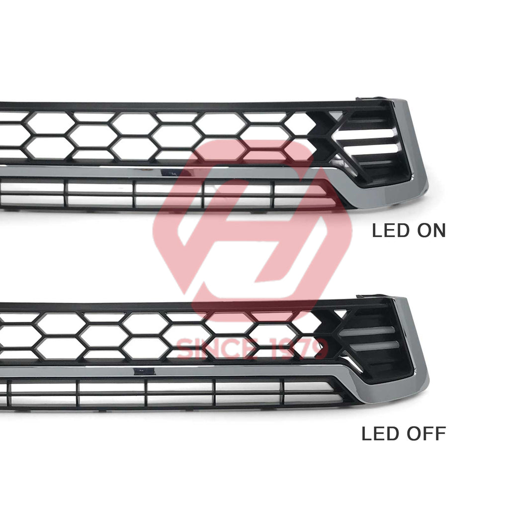 TOYOTA HILUX REVO FRONT GRILLE CHROME WITH LED