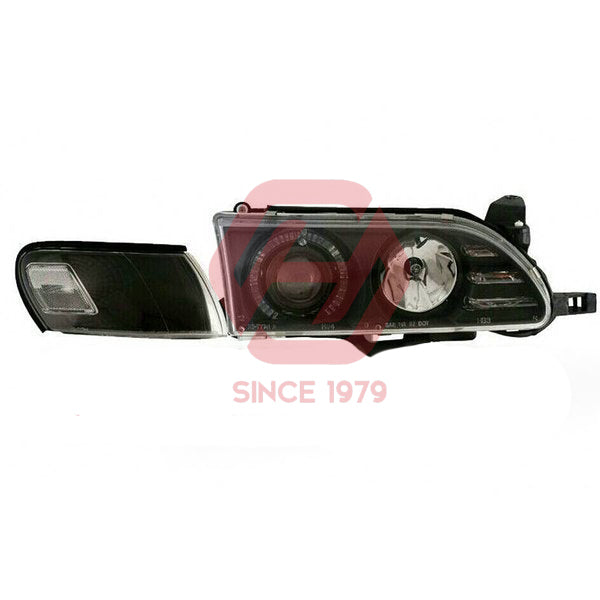 TOYOTA COROLLA INDUS TRD SMOKE PROJECTION HEADLIGHTS 1993-2001 TAIWAN